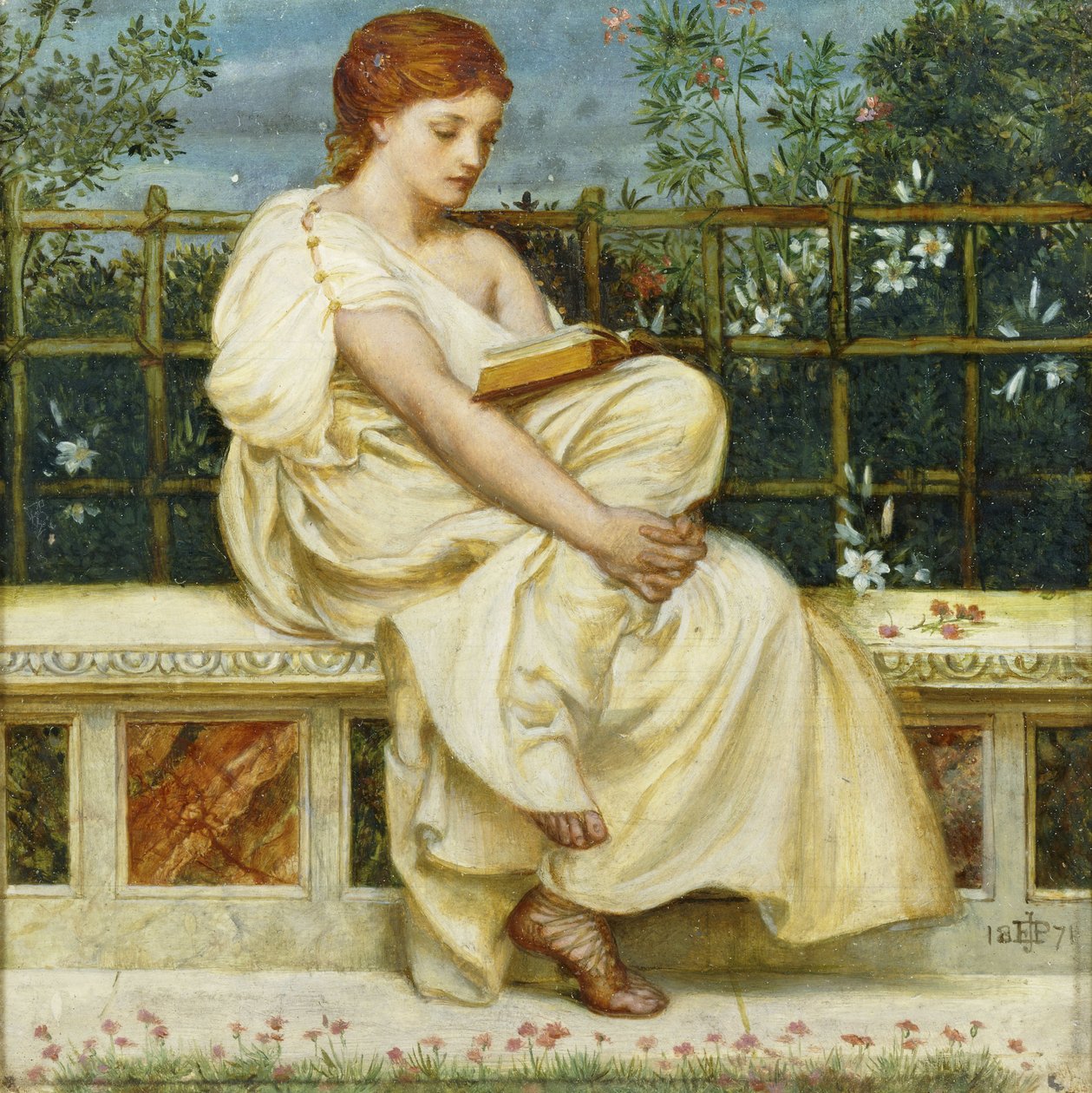 okuma, 1871 by Edward John Poynter