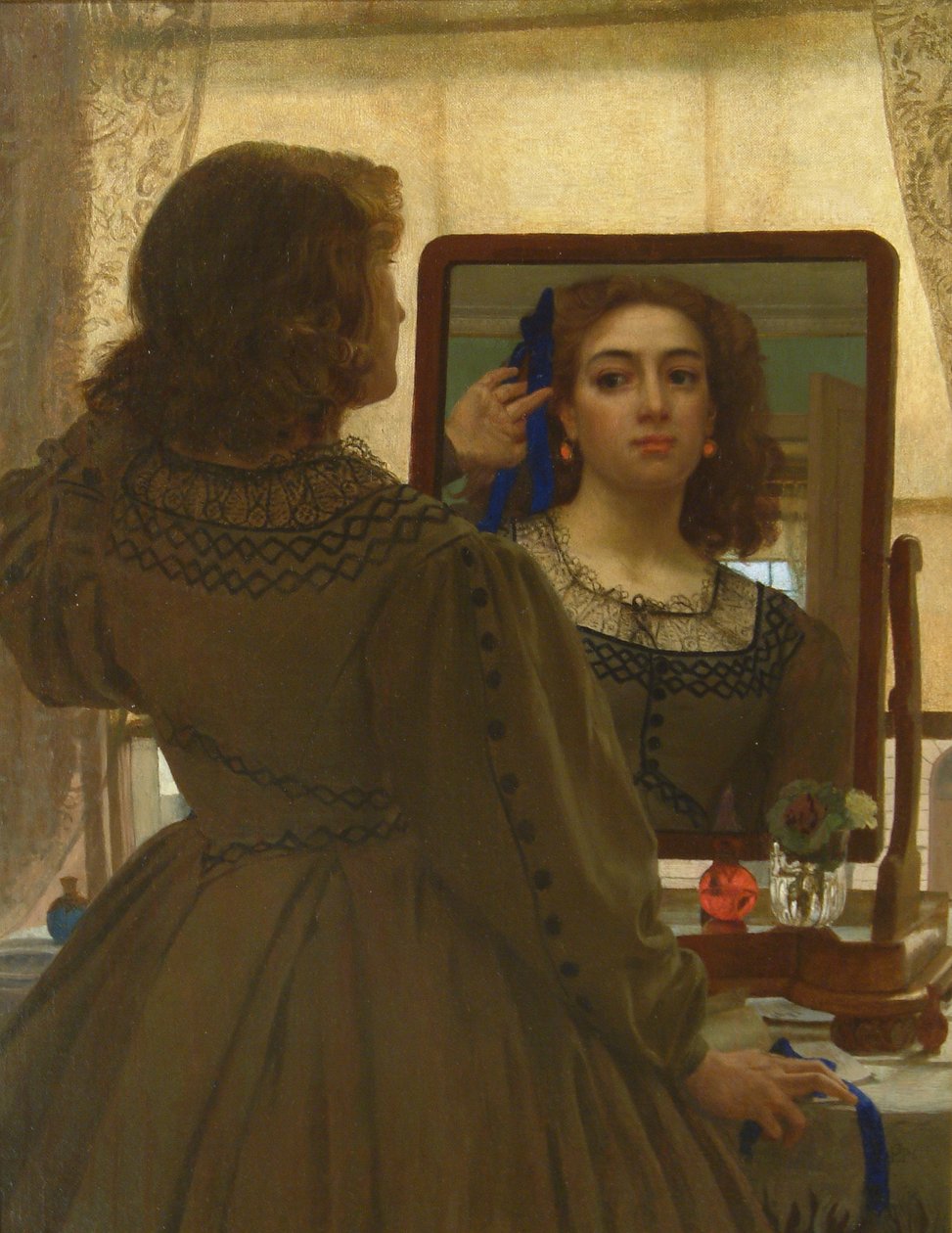 Mavi Kurdele Demet, 1862 by Edward John Poynter