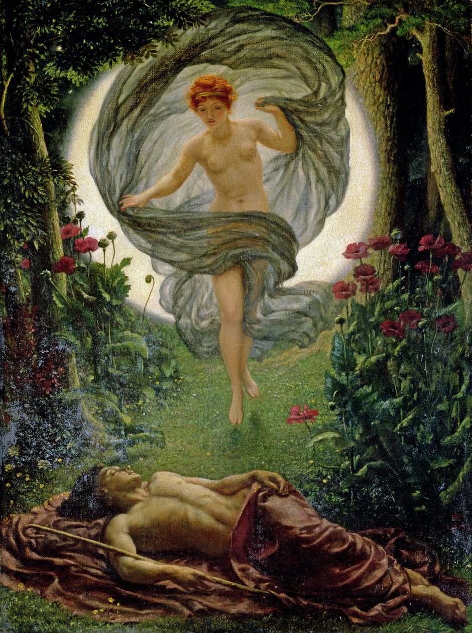 Endymion'un Vizyonu by Edward John Poynter