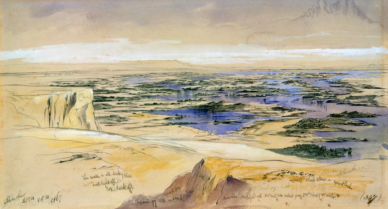 Ebu Efendi, 4 Şubat 1867 by Edward Lear