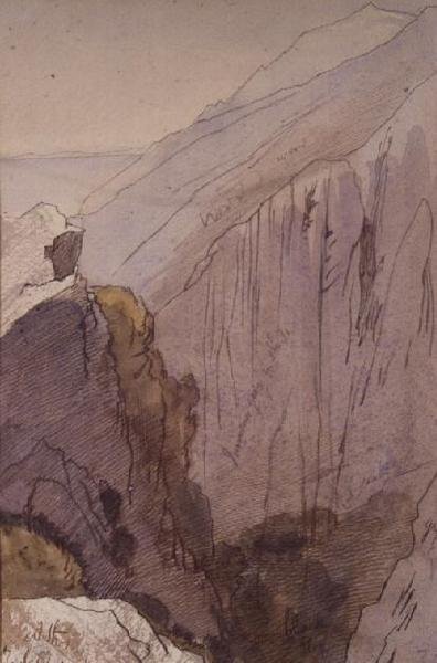Athos by Edward Lear