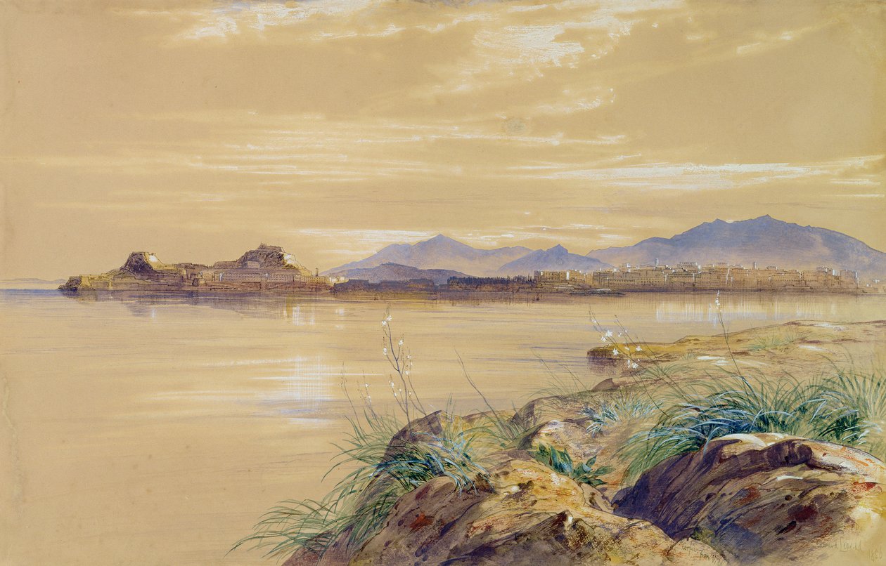 Korfu by Edward Lear