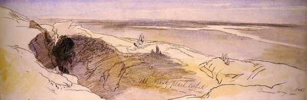 Şam yakınlarındaki Çölde by Edward Lear
