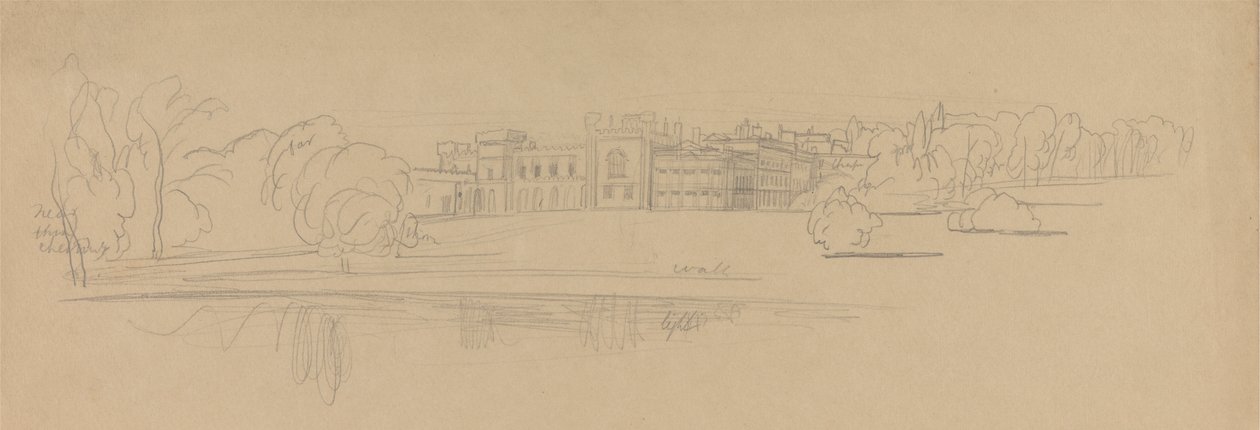 Knowsley Salonu by Edward Lear