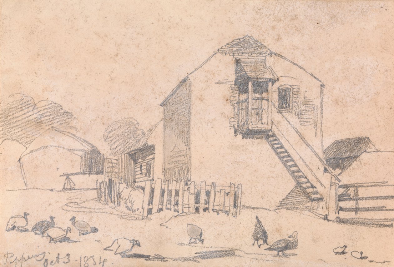Peppering, 3 Ekim 1834 by Edward Lear