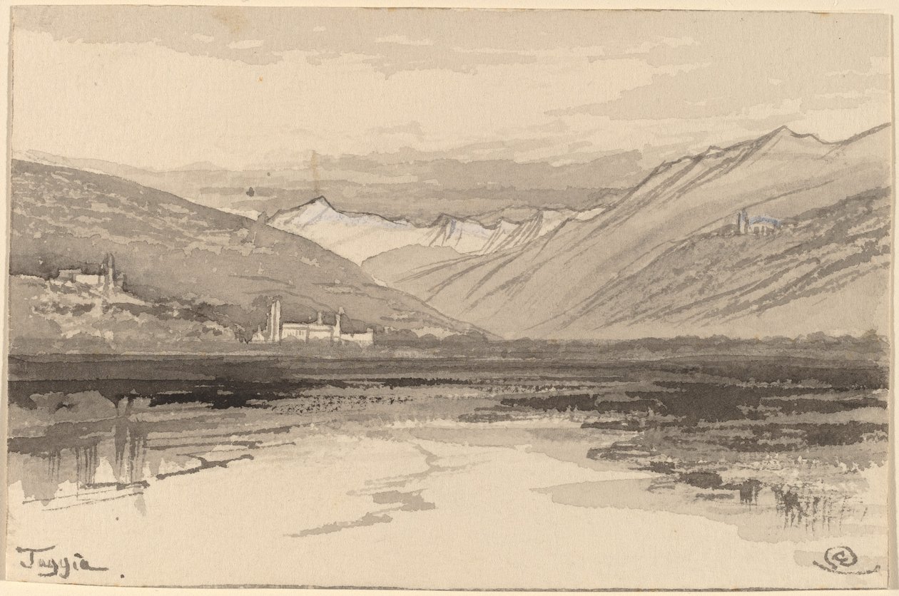 Taggia by Edward Lear