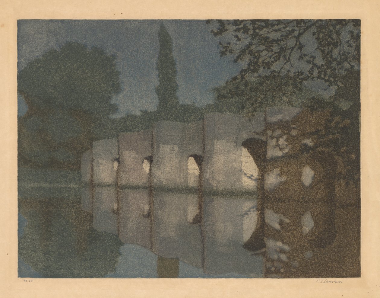Stopham Köprüsü by Edward Louis Laurenson
