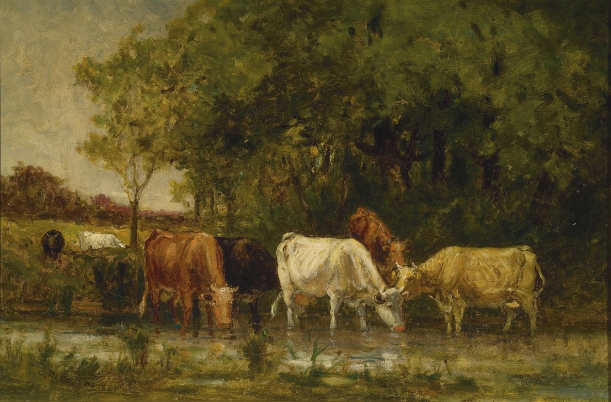 Peyzajdaki İnekler by Edward Mitchell Bannister