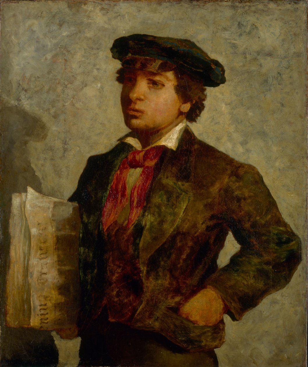 Gazete Çocuğu, 1869. by Edward Mitchell Bannister