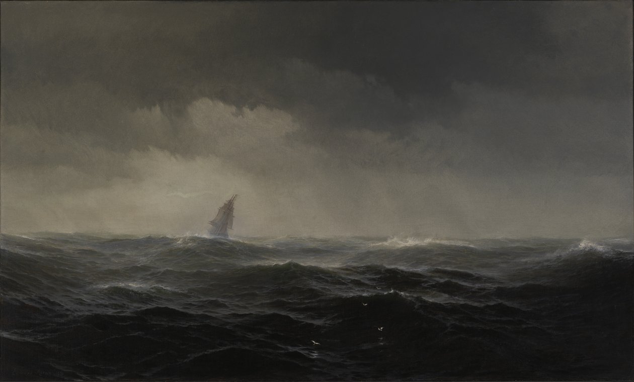 Deniz, 1870. by Edward Moran