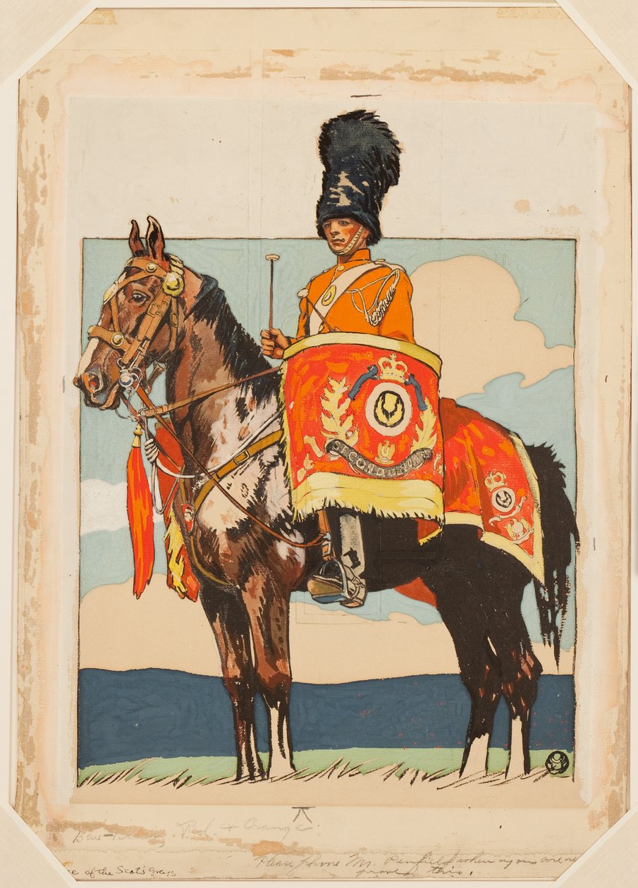İskoç Grilerinin Davul Atı by Edward Penfield