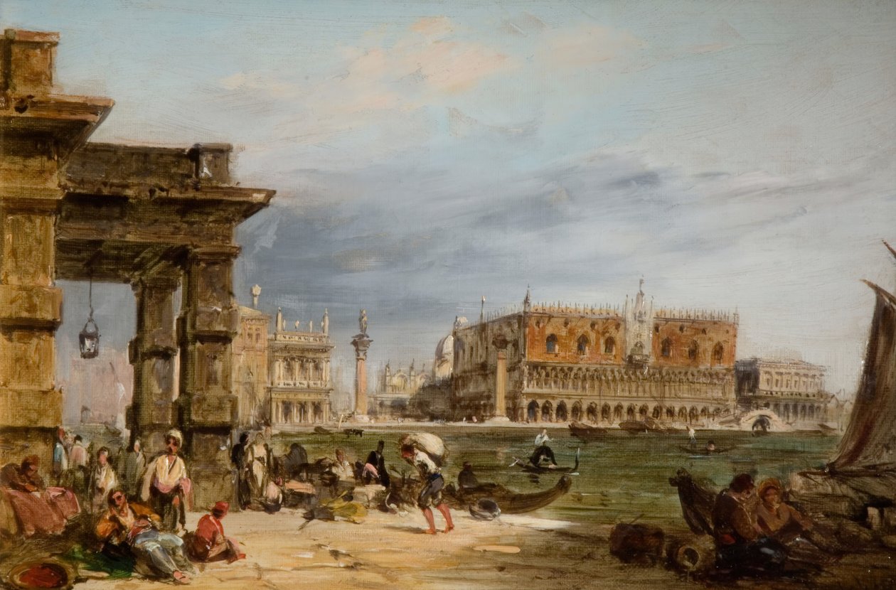 Rialto, Venedik, 1864. by Edward Pritchett