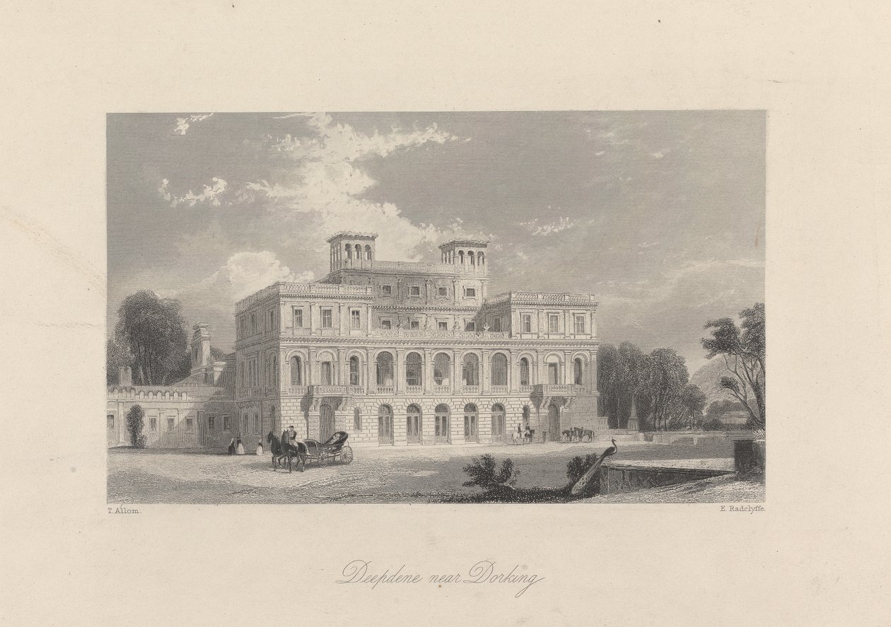 Dorking yakınlarındaki Deepdene by Edward Radclyffe