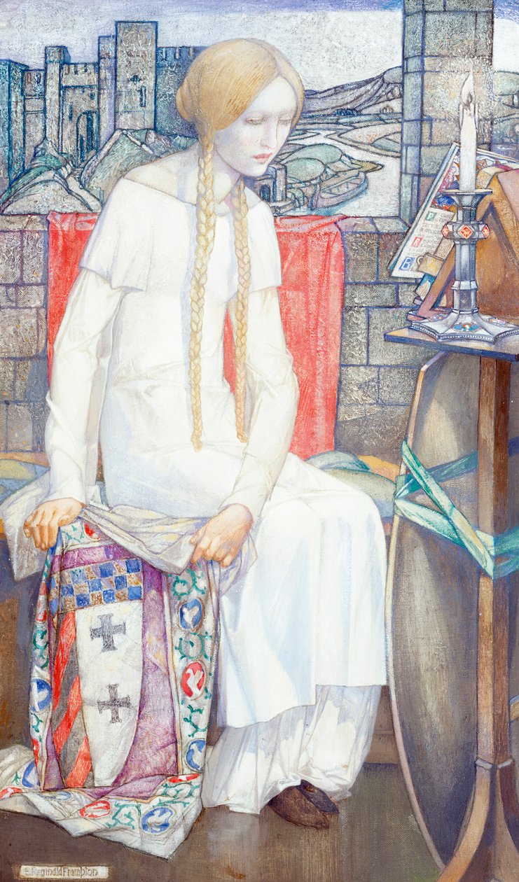 Elaine, 1921 by Edward Reginald Frampton