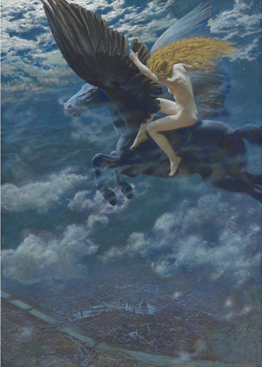 Rüya İdil Bir Valkyrie, c. 1902 by Edward Robert Hughes