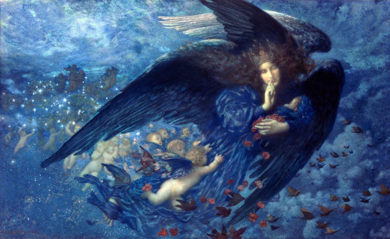 Yıldız Treni ile Gece by Edward Robert Hughes