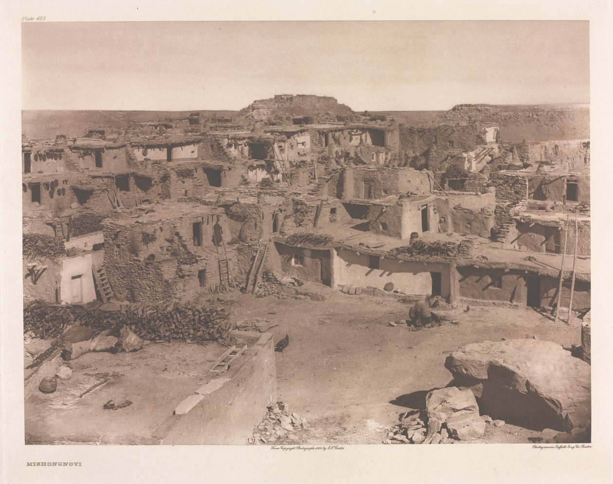 Portföy XII, Plaka 425: Mishongns by Edward S. Curtis