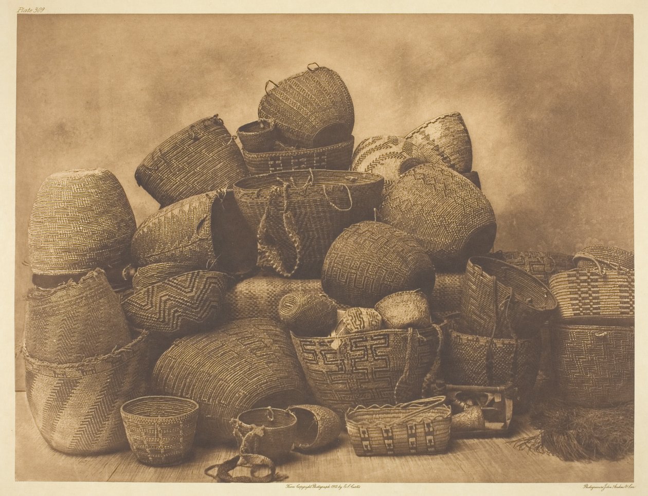 Puget Ses Sepetleri by Edward S. Curtis