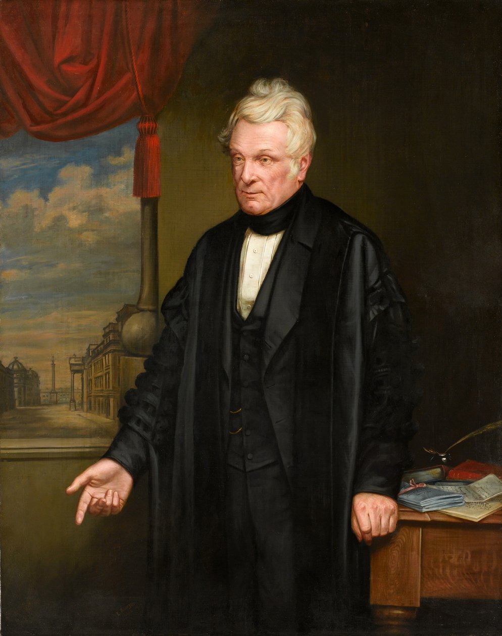 John Clayton (tuval üzerine yağlıboya) by Edward Sawyer