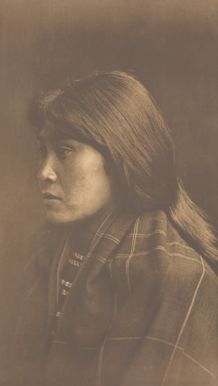 Suquamish Kızı, 1912. by Edward Sheriff Curtis