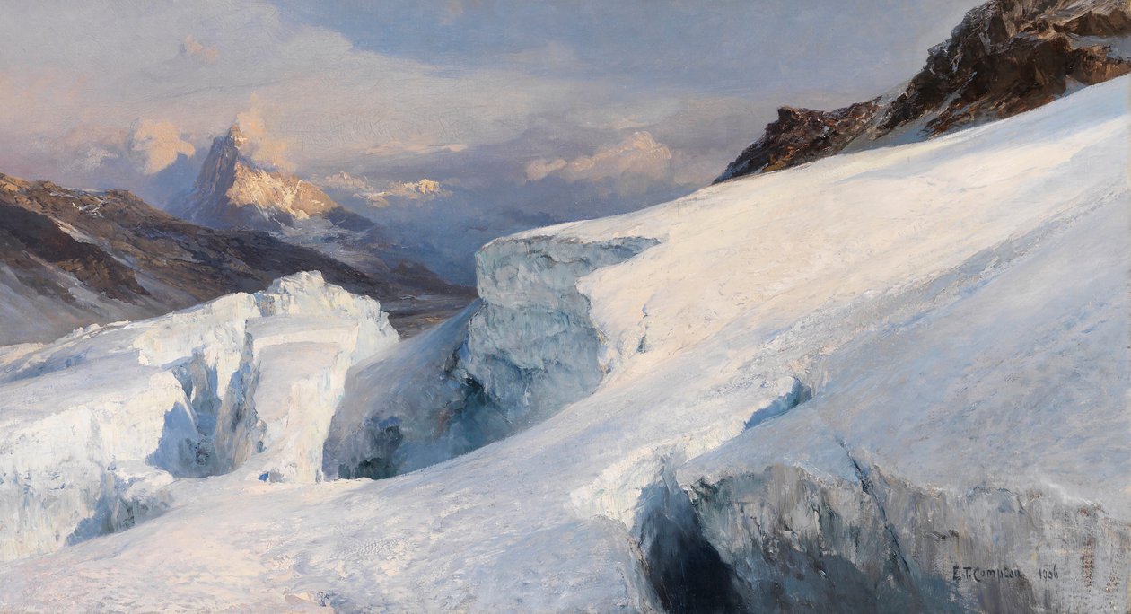 Buzul platosu, 1906. by Edward Theodore Compton