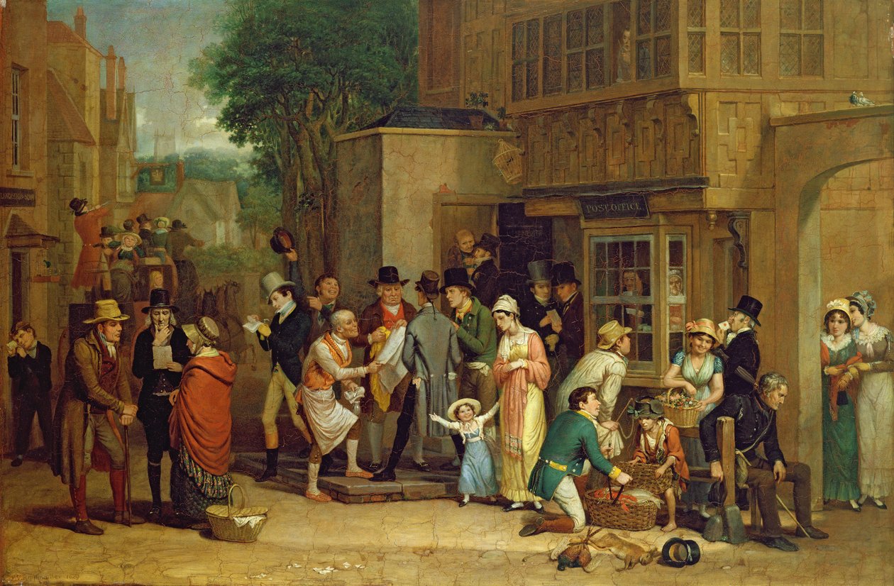 Postane (tuval üzerine yağlı boya) by Edward Villiers Rippingille