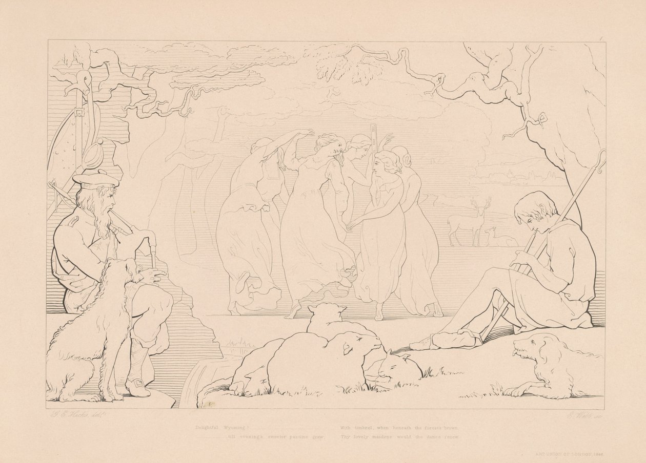 Keyifli Wyoming! by Edward Webb, after George Elgar Hicks