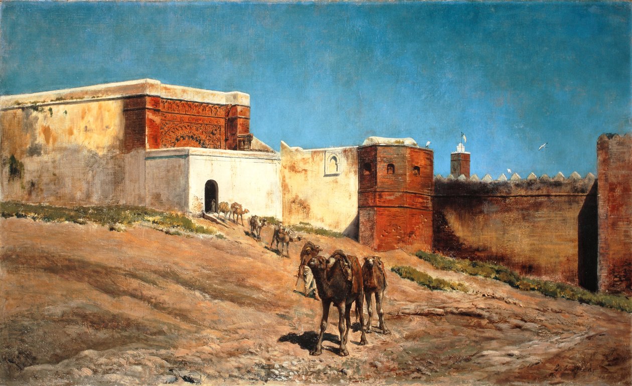 Kalkış kervanları, 1879 by Edwin Lord Weeks