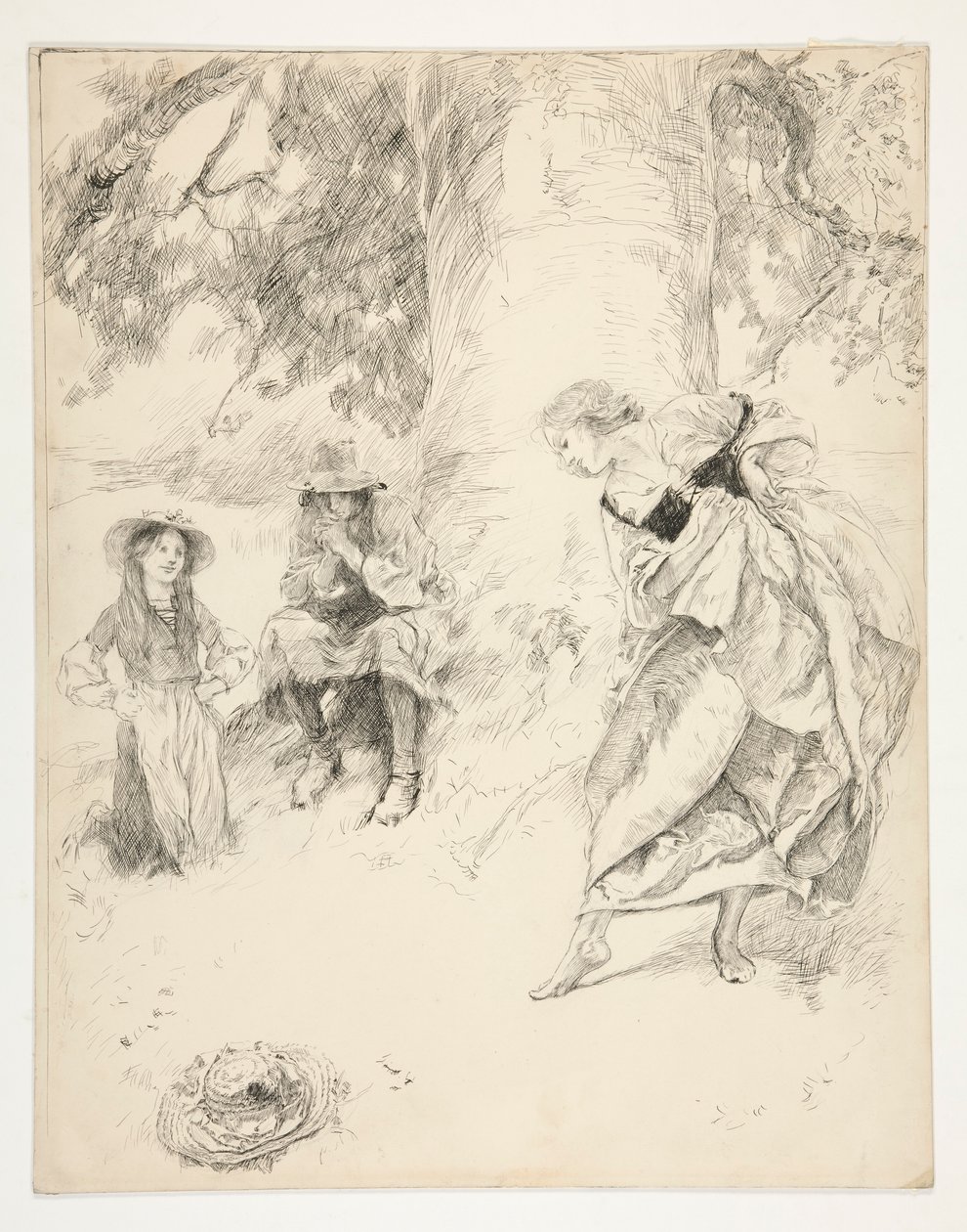 nergis zambağı dansı by Edwin Austin Abbey