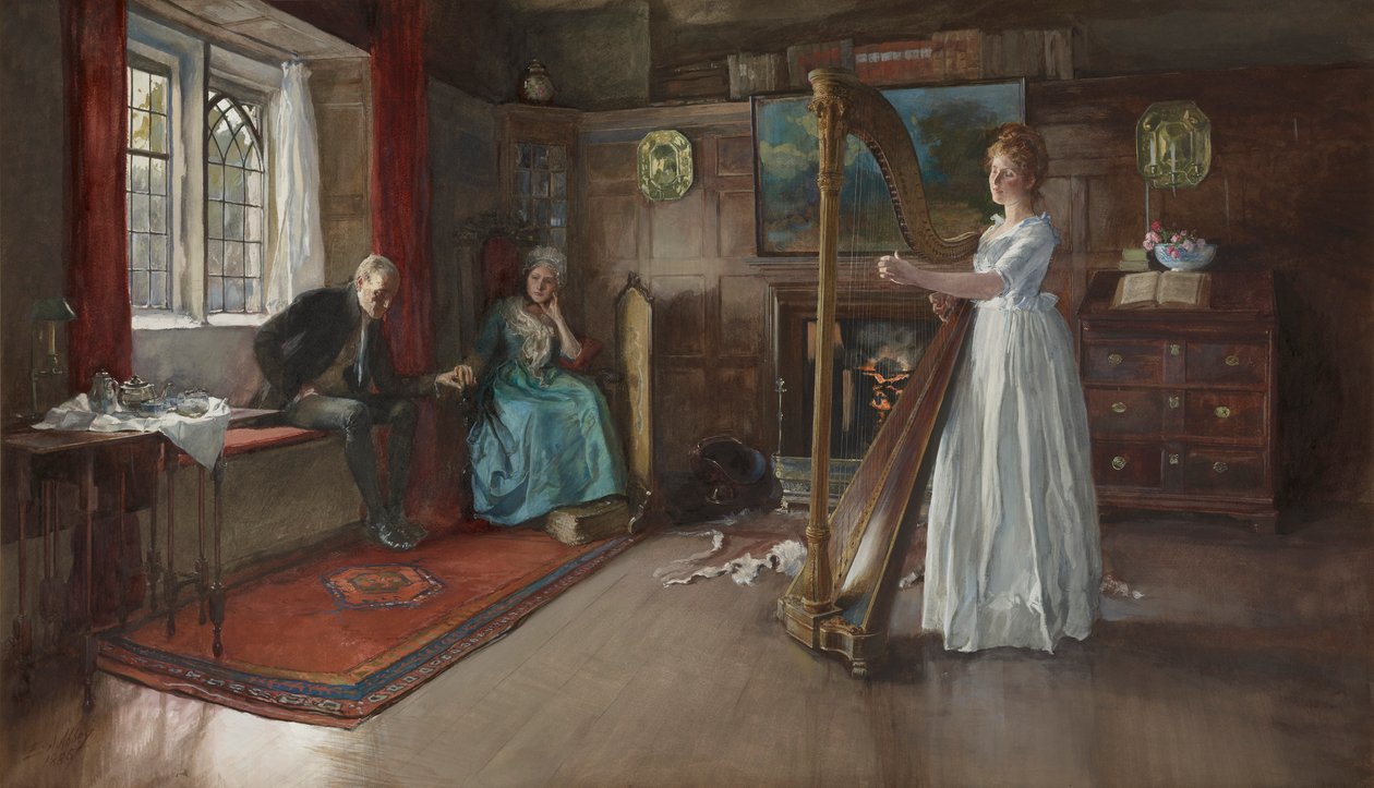 Eski Bir Şarkı by Edwin Austin Abbey
