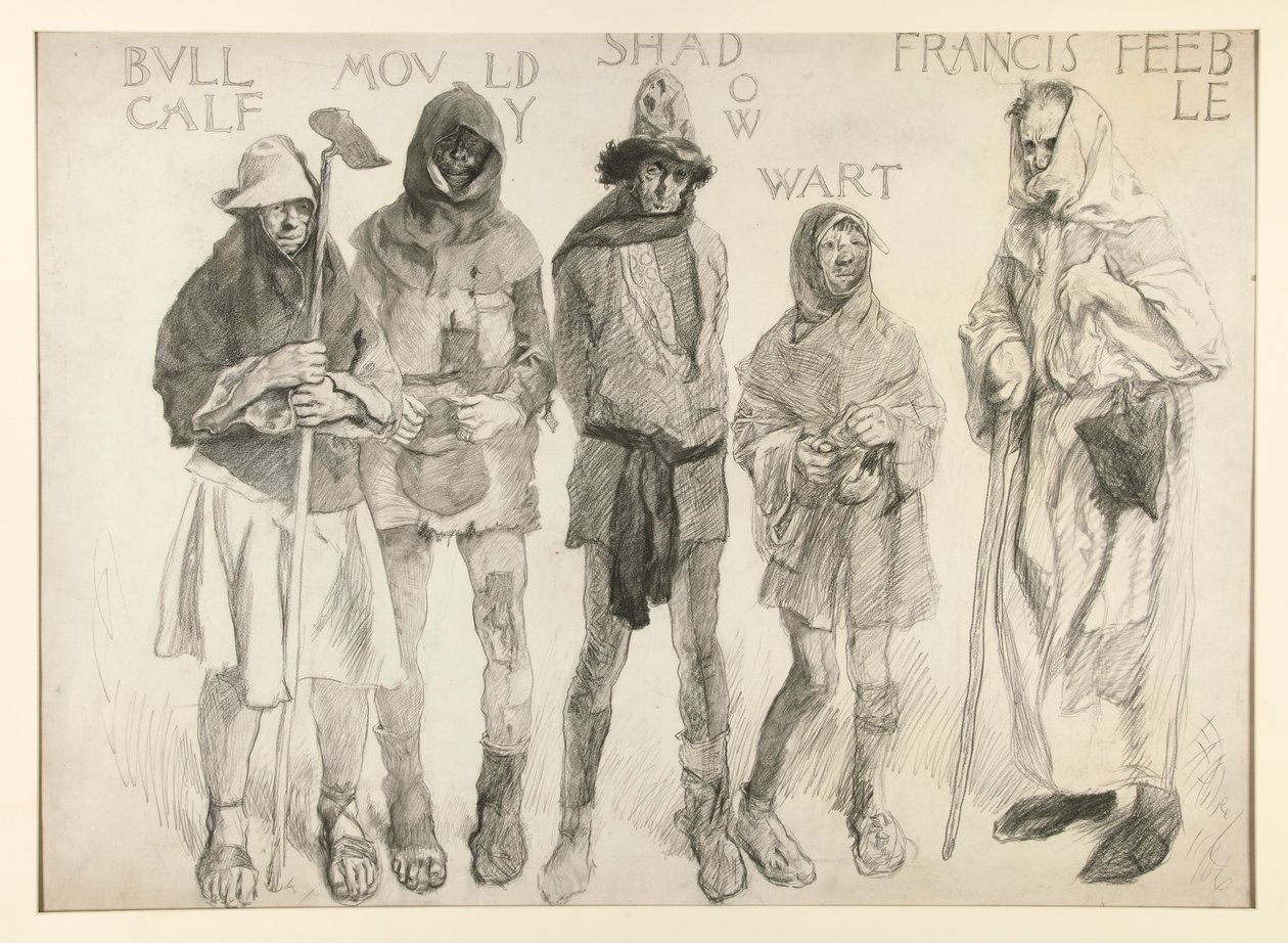 Adalet Sığ Önünde by Edwin Austin Abbey