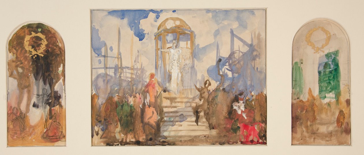 Kompozisyon çalışmaları by Edwin Austin Abbey