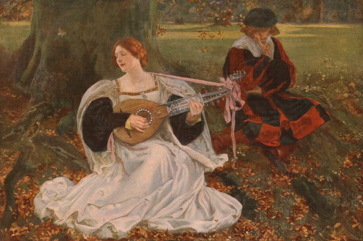 Fair is my Love, c1900, c1930. by Edwin Austin Abbey