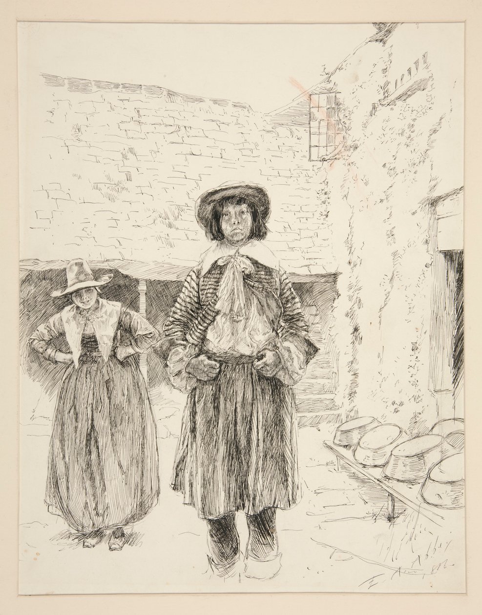 İllüstrasyon by Edwin Austin Abbey