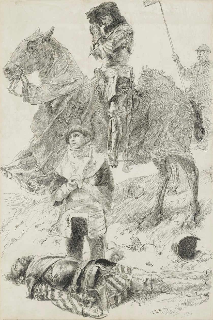 Lancastrian Askeri: by Edwin Austin Abbey