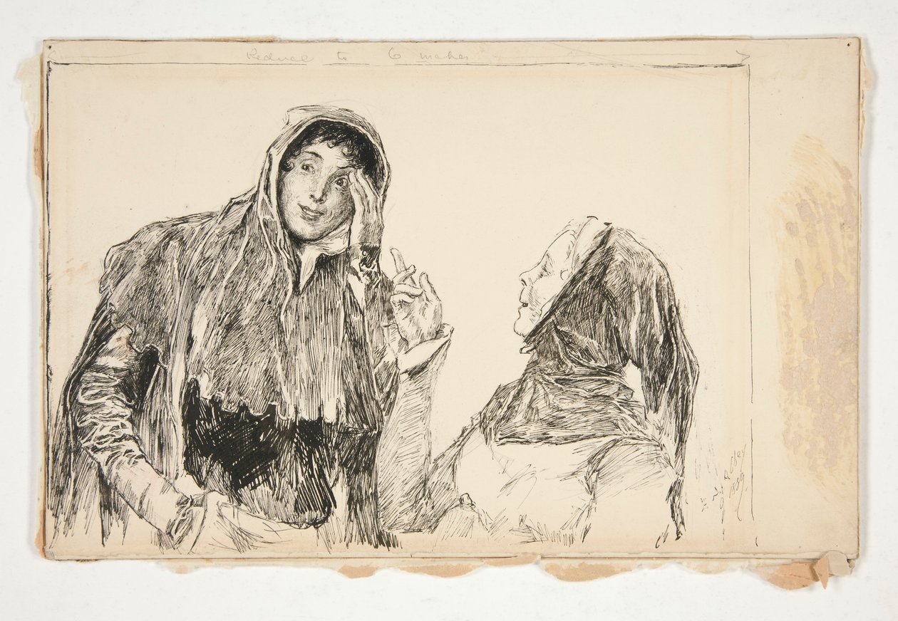 Hanımefendi Çabuk: by Edwin Austin Abbey