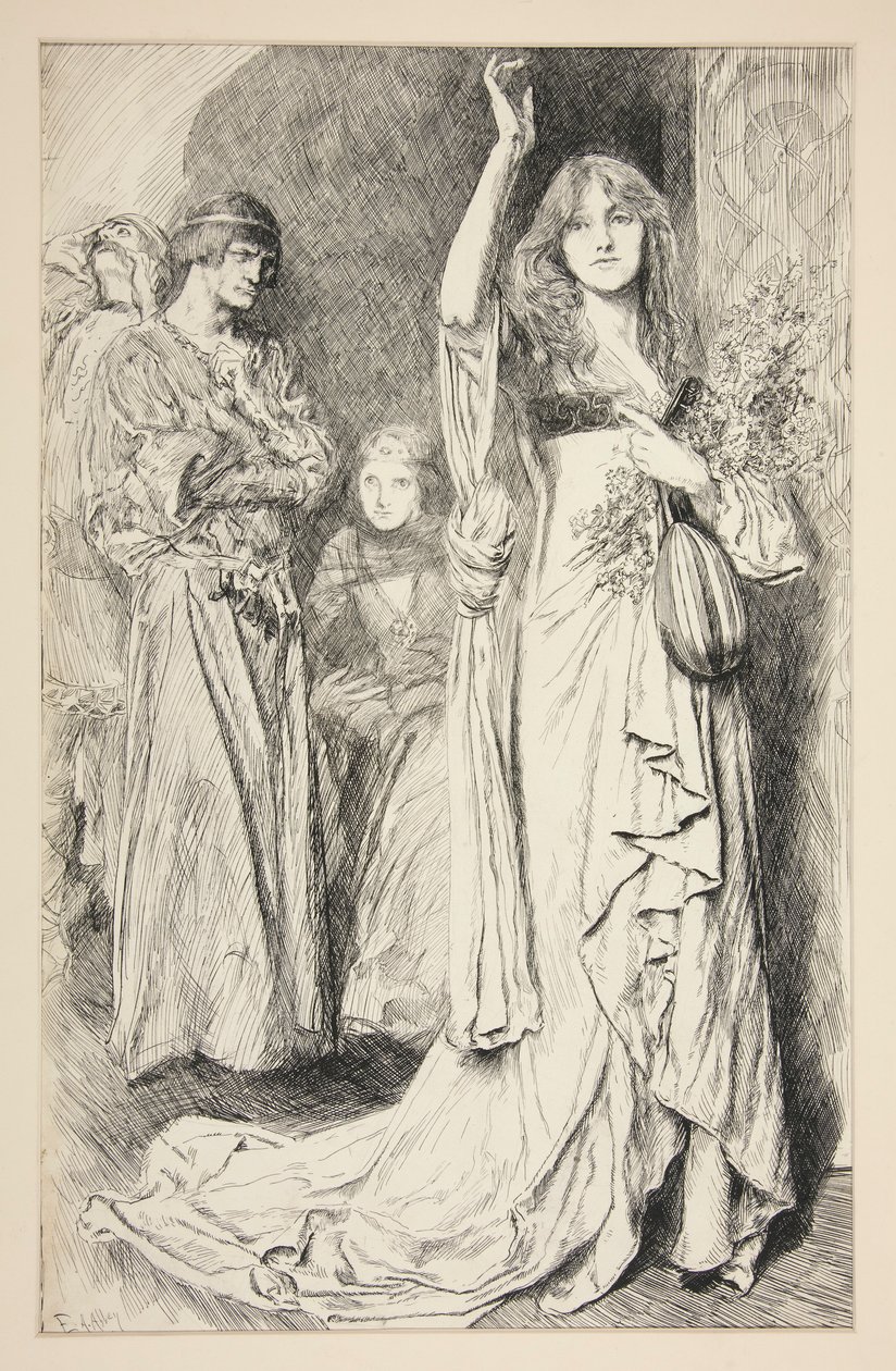 Ofelia: by Edwin Austin Abbey