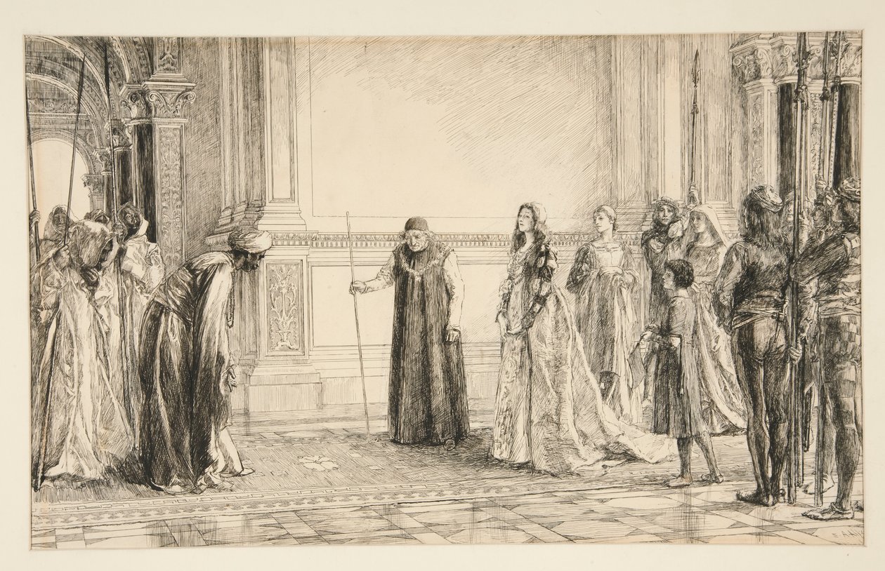 Fas Prensi: by Edwin Austin Abbey