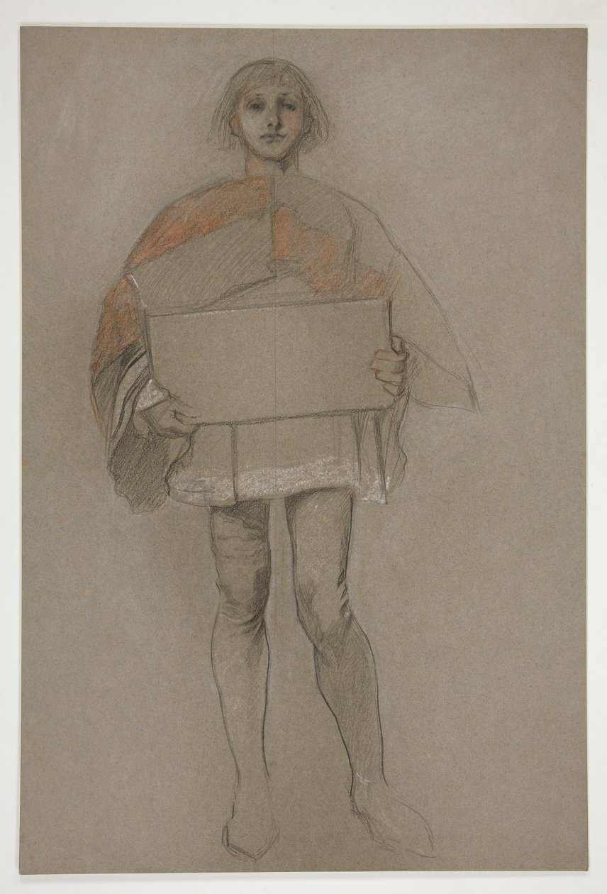 için çalışma by Edwin Austin Abbey
