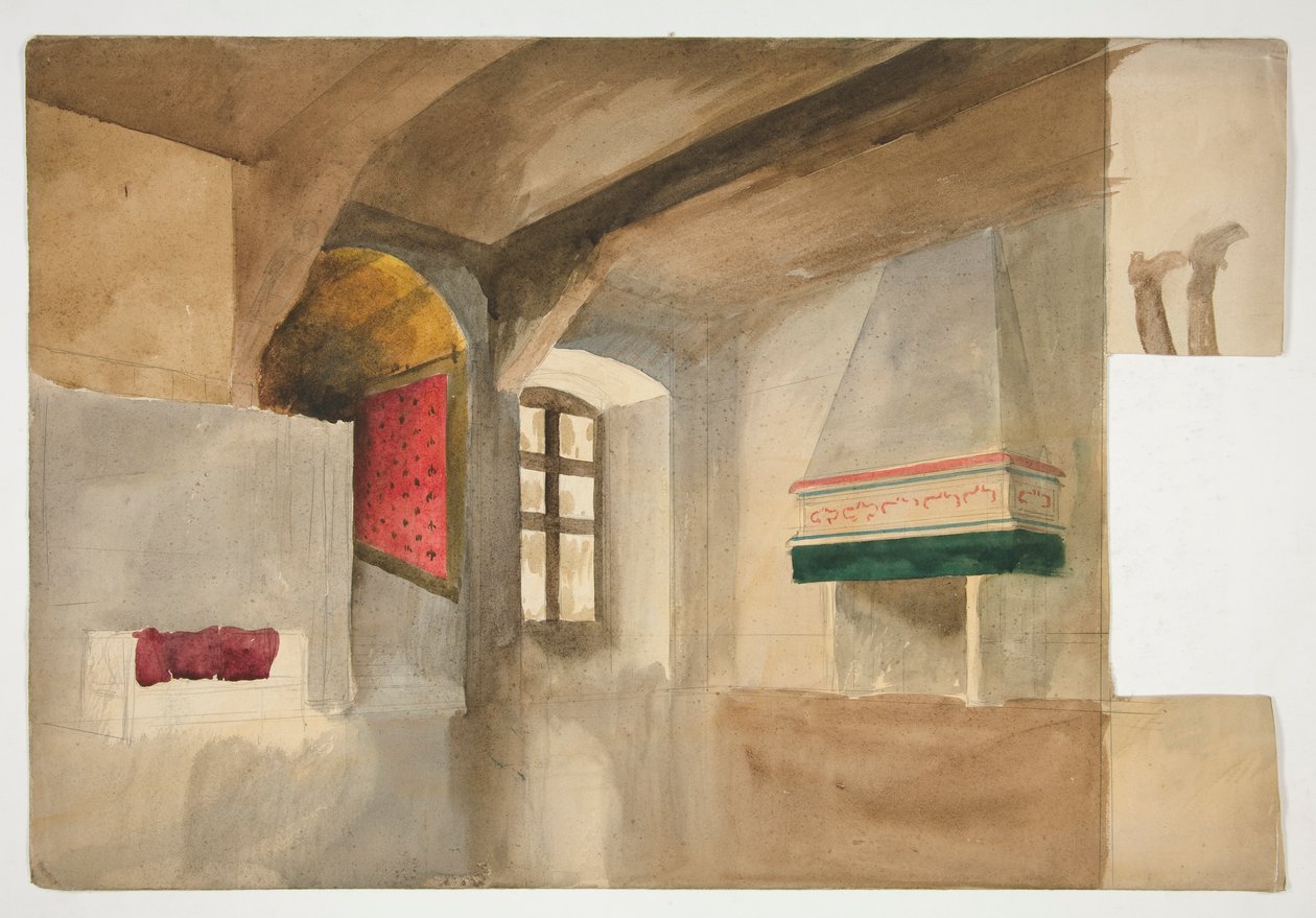 Bir iç çalışma by Edwin Austin Abbey
