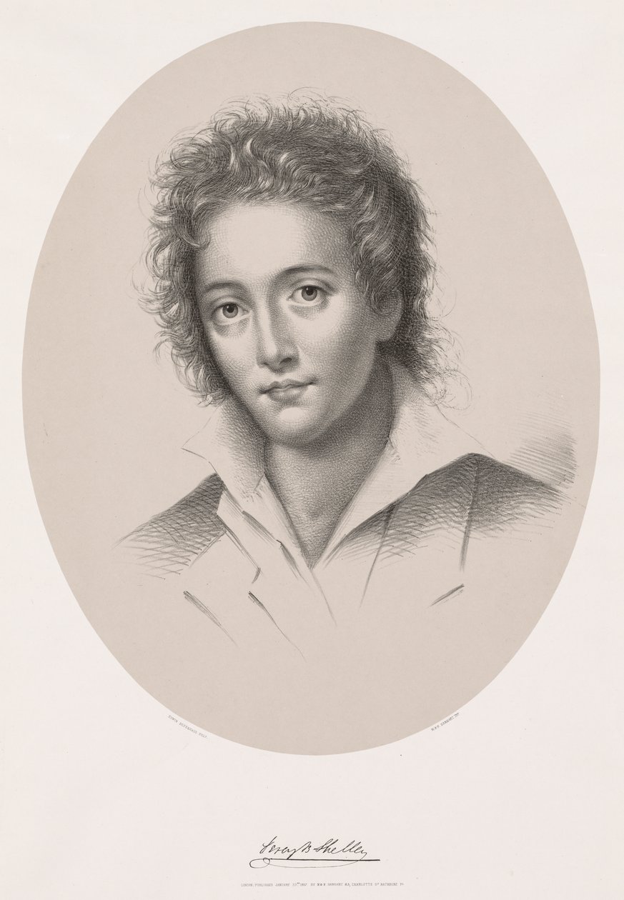 Percy Bysshe Shelley by Edwin Beyerhaus