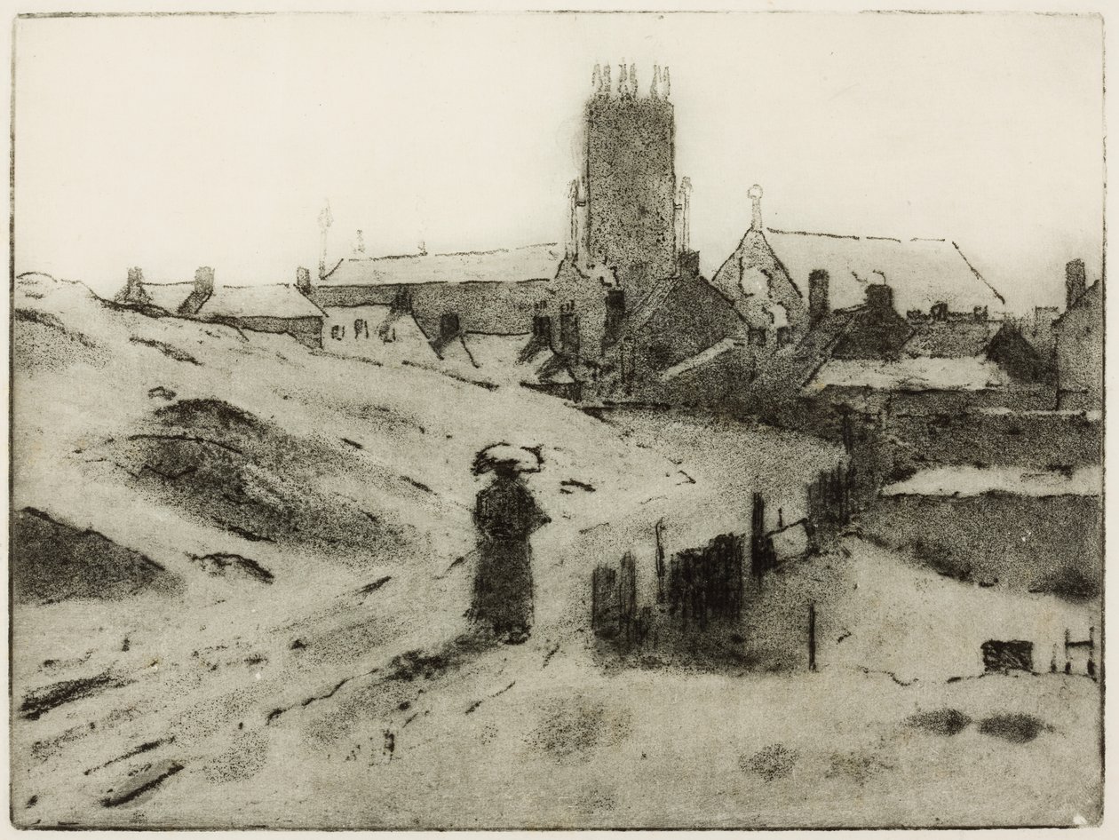 Kara Ülke Kilisesi (gravür) by Edwin Butler Bayliss