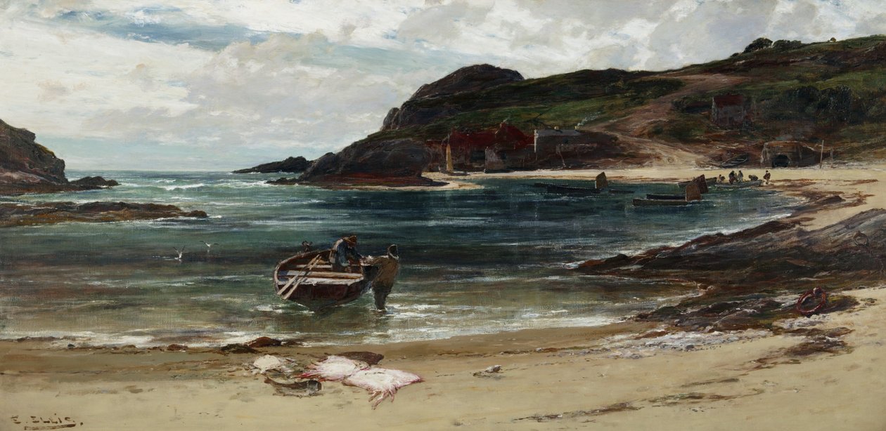 Tepenin Altındaki Cennet (Anglesey) by Edwin Ellis