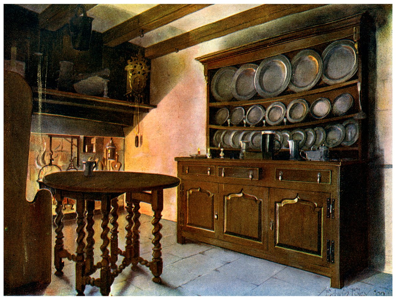 Meşe Galli şifonyer, 1910. by Edwin Foley
