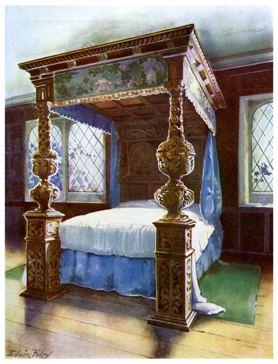 Littlecote karyola, 1910. by Edwin Foley