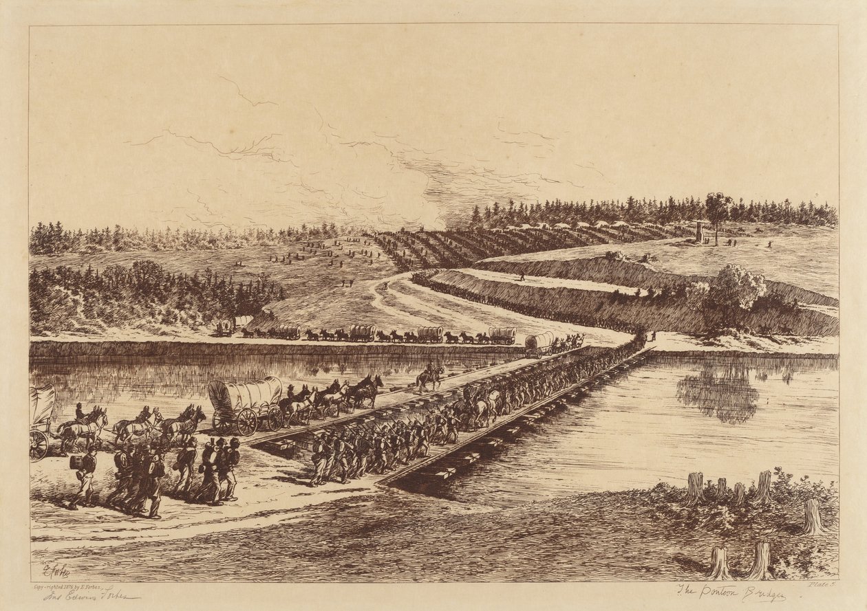 Ponton Köprüleri by Edwin Forbes