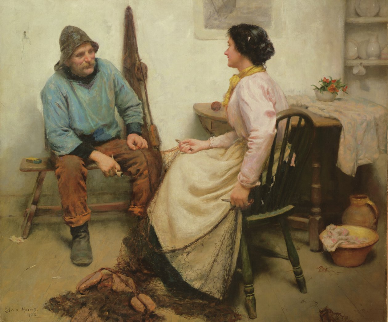 Ağları Onarmak by Edwin Harris
