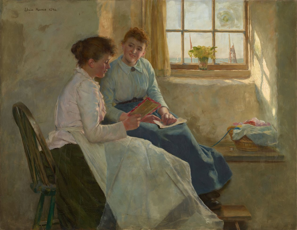 Sevgililer, 1894. by Edwin Harris