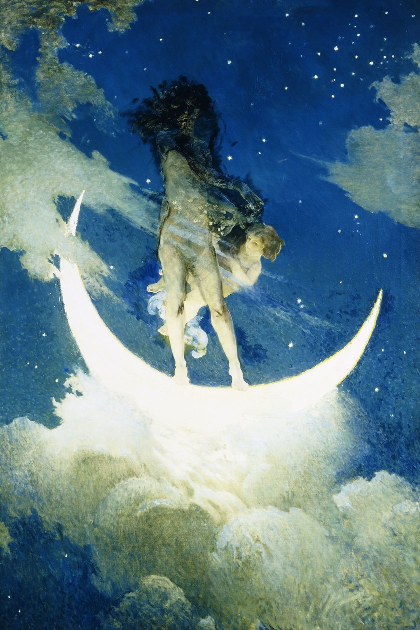Ay ve Yıldızlar by Edwin Howland Blashfield