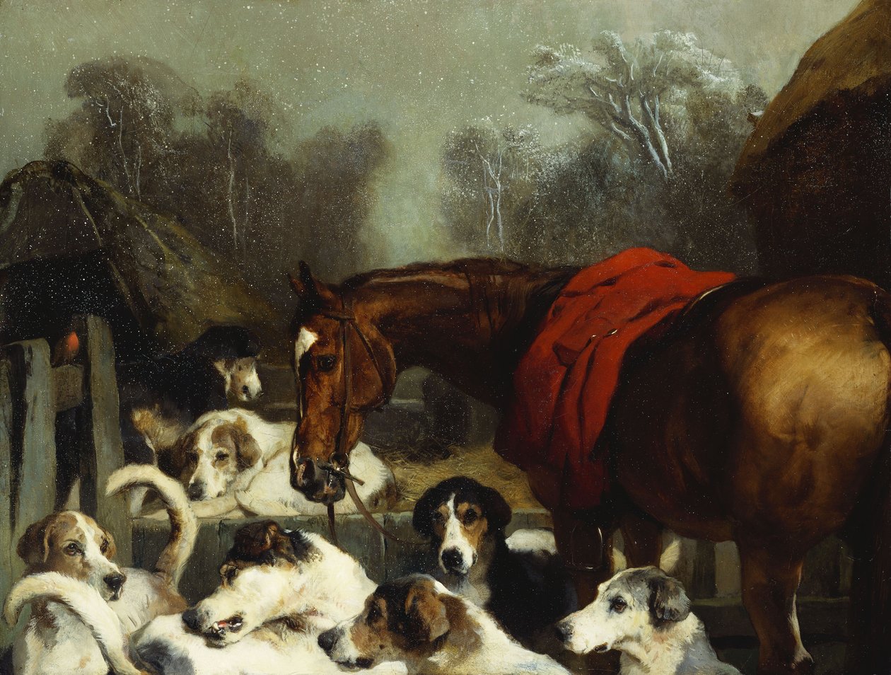 Hava Bozulana Kadar Avlanmak Yok by Edwin Landseer